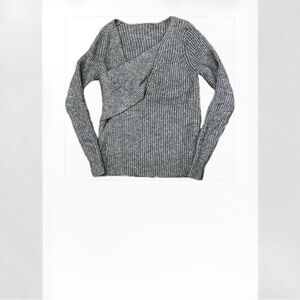 SHEIN Asymmetrical Ribbed Knit Sweater – Size S
